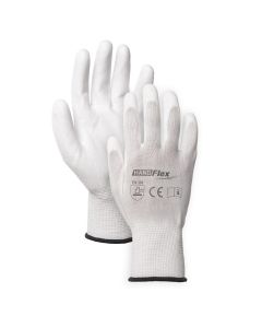 Rękawice ochronne powlekane białym poliuretanem
